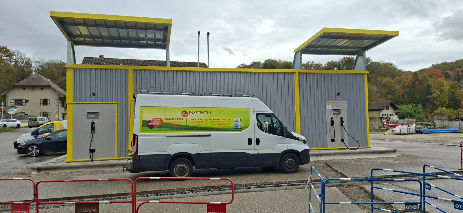 Installation de station carburant NATECH - Vue d'ensemble